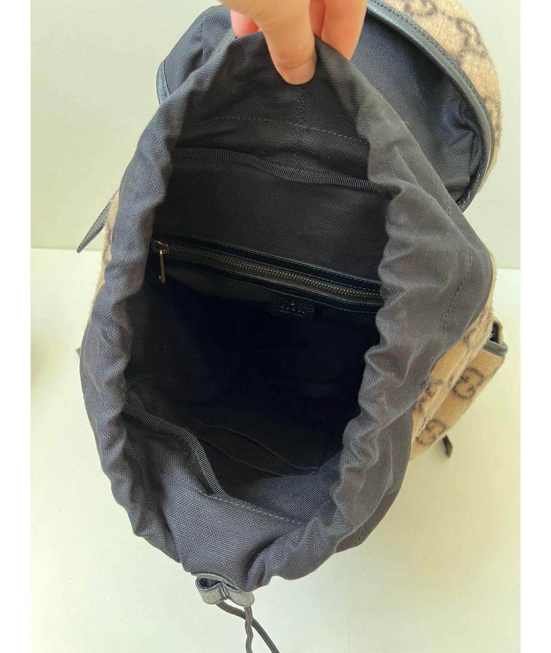 GUCCI Коричневый рюкзак, фото 4