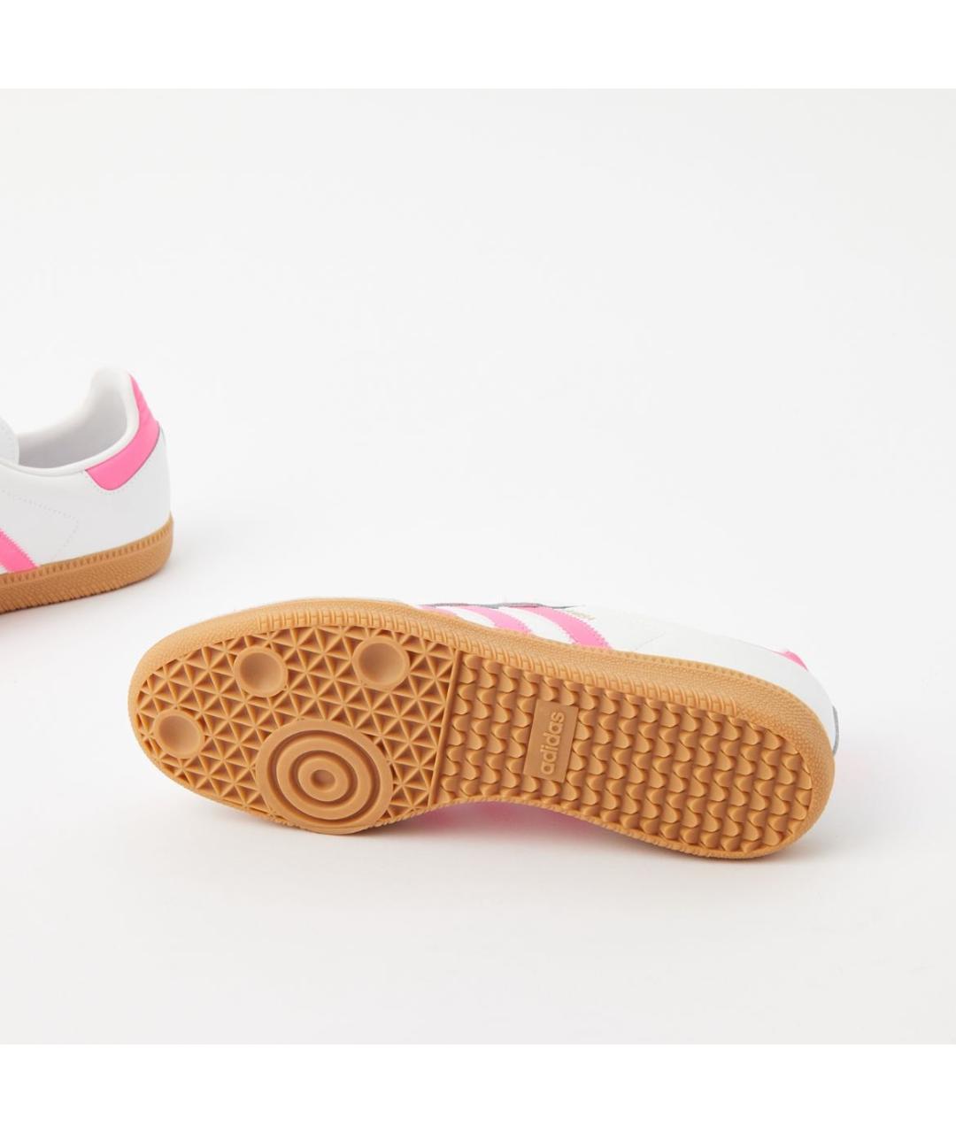 ADIDAS Розовые кожаные кроссовки, фото 4