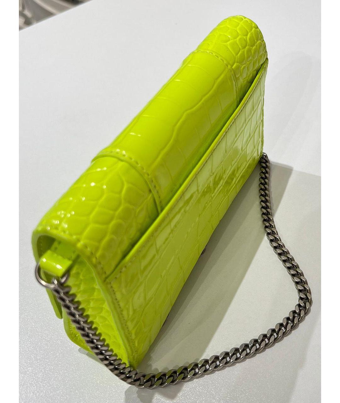 BALENCIAGA Салатовая сумка через плечо, фото 3
