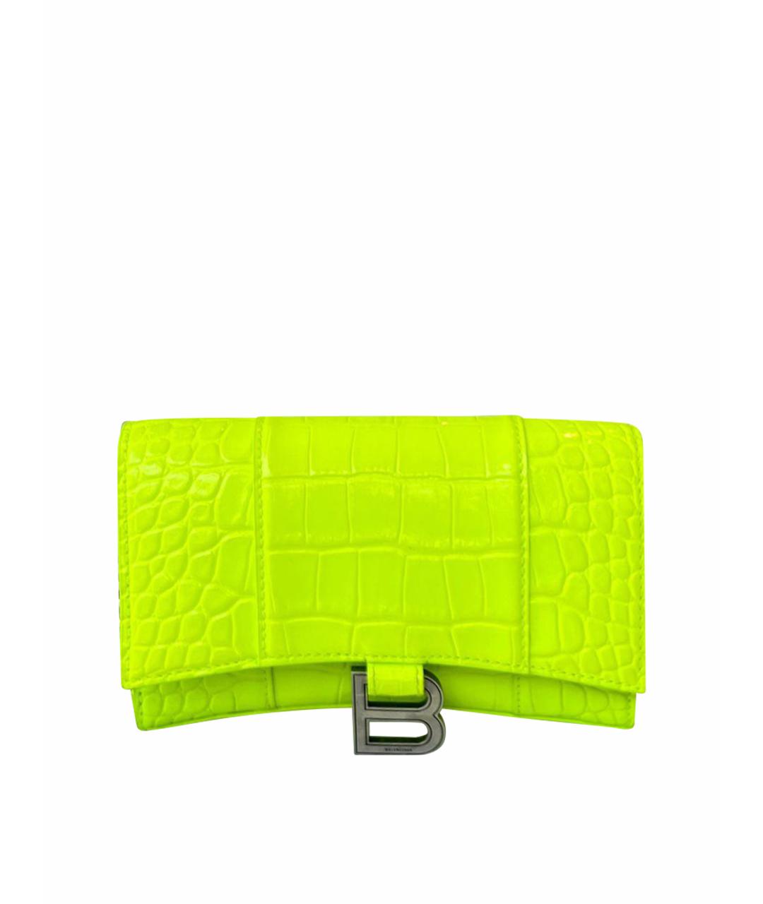 BALENCIAGA Салатовая сумка через плечо, фото 1