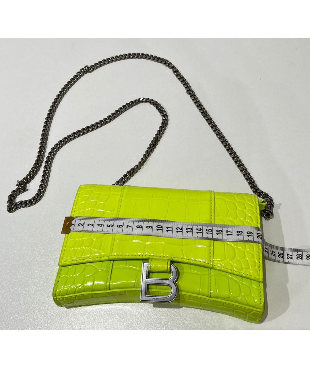 BALENCIAGA Салатовая сумка через плечо, фото 5