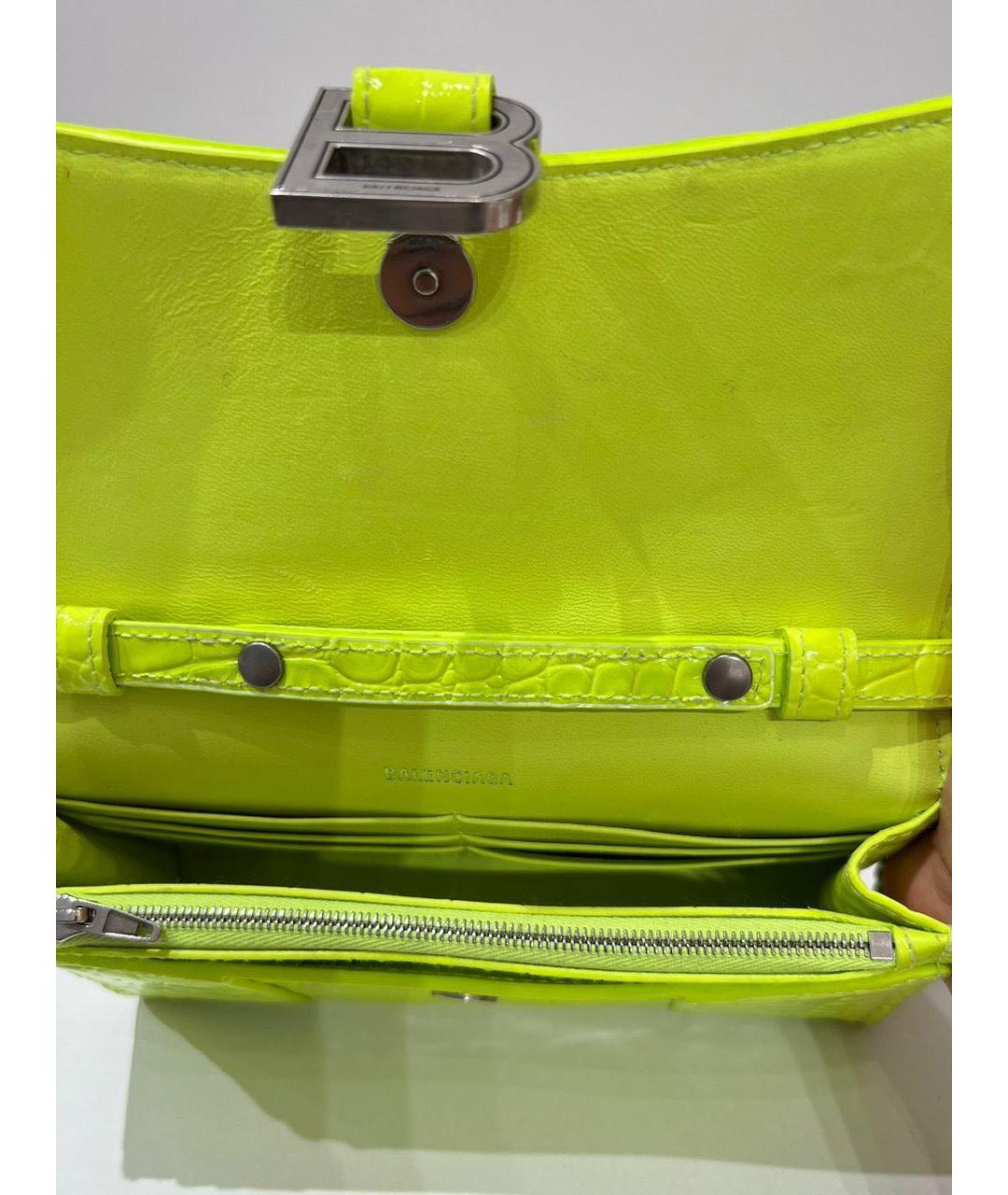 BALENCIAGA Салатовая сумка через плечо, фото 4