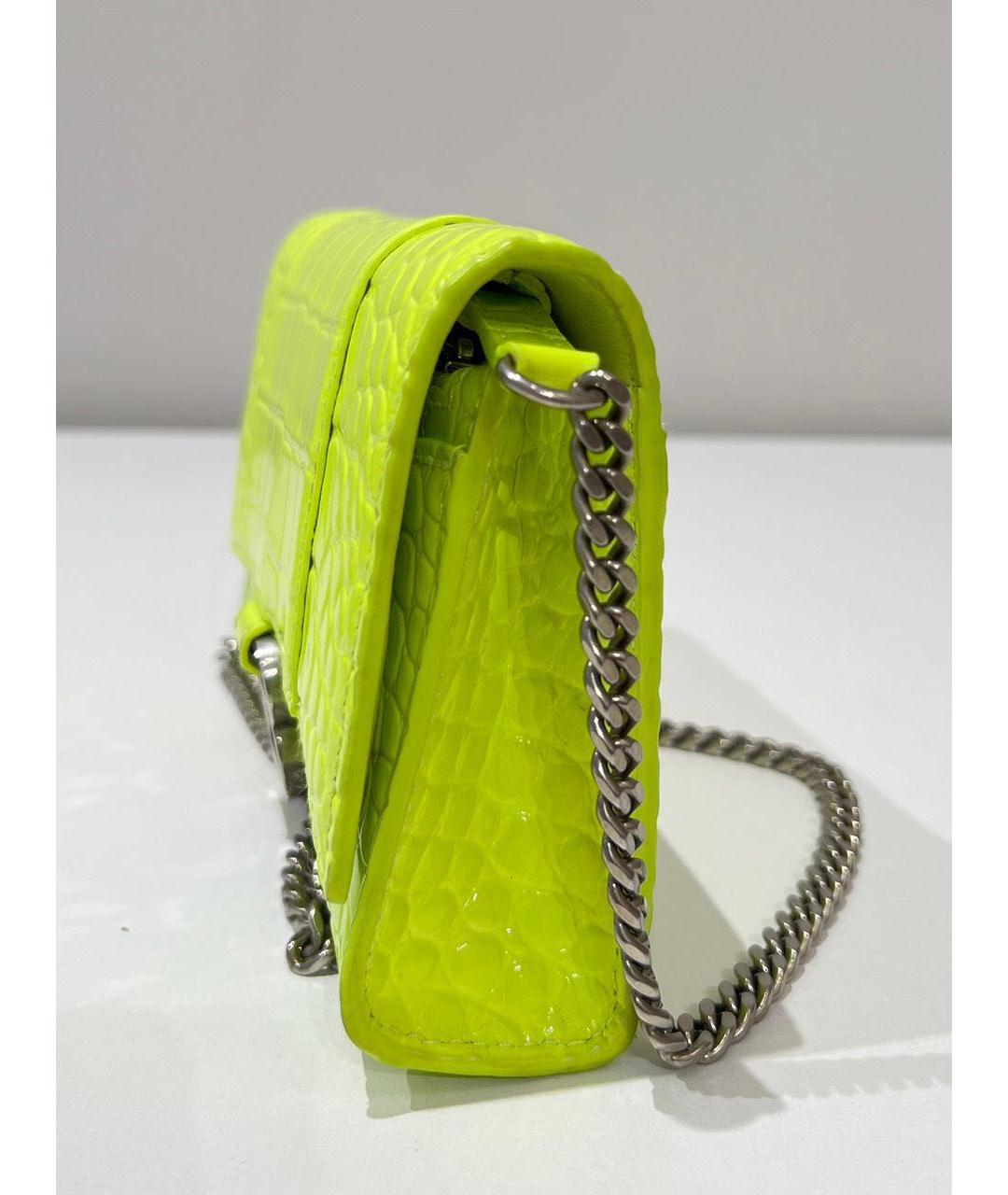 BALENCIAGA Салатовая сумка через плечо, фото 2