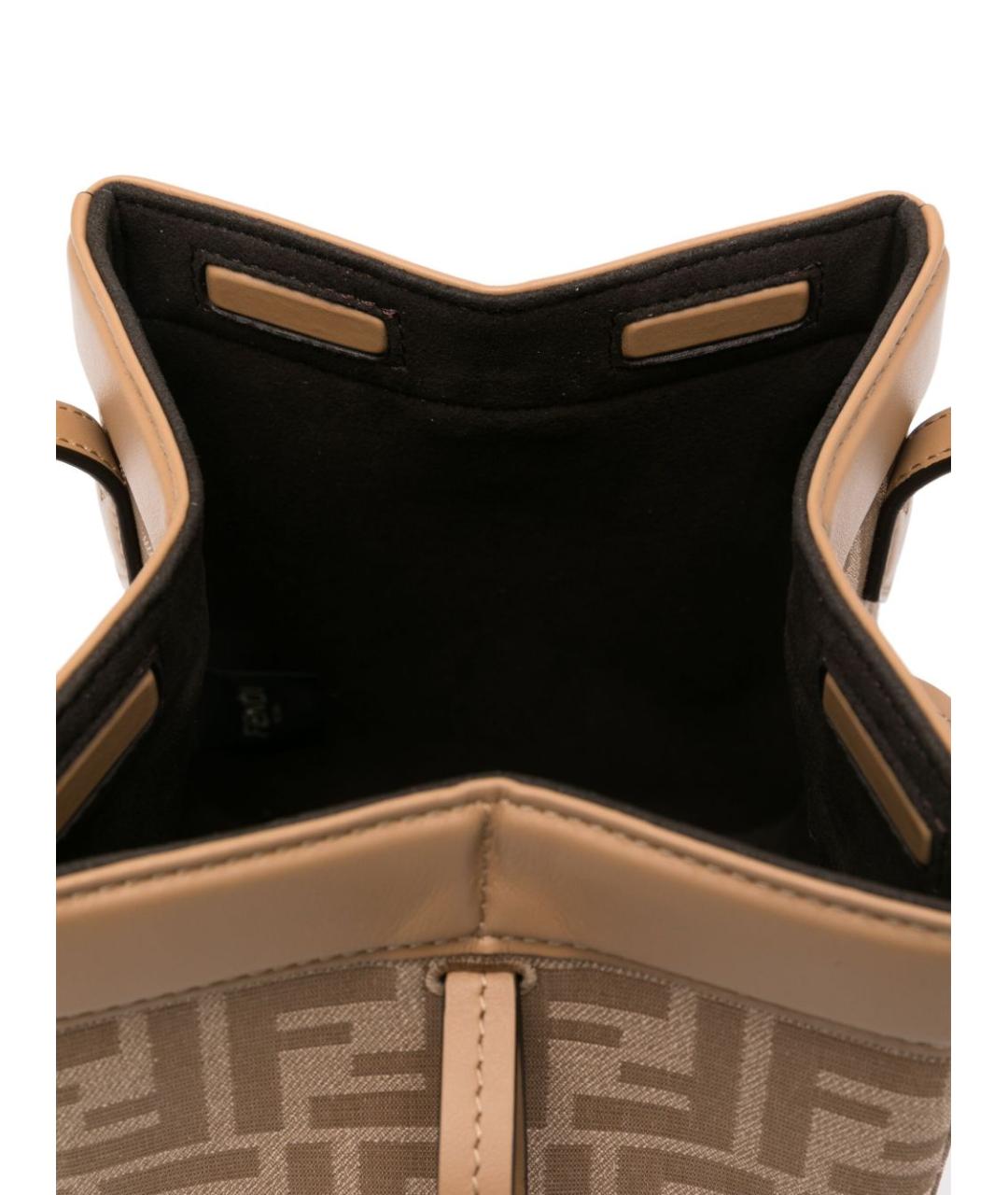 FENDI Бежевая сумка тоут, фото 5