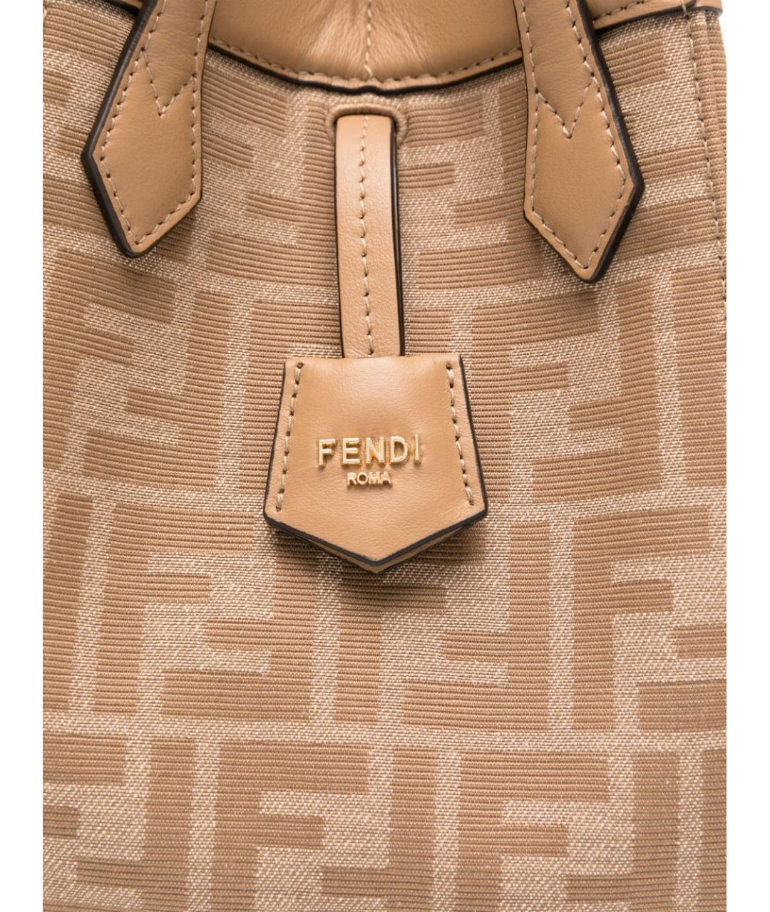 FENDI Бежевая сумка тоут, фото 2