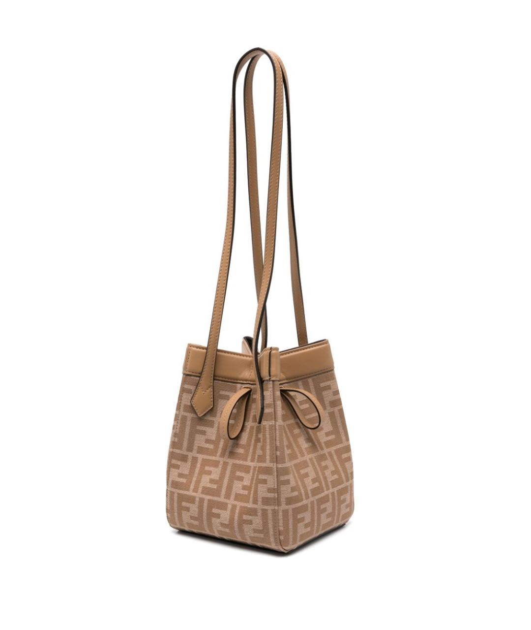 FENDI Бежевая сумка тоут, фото 4