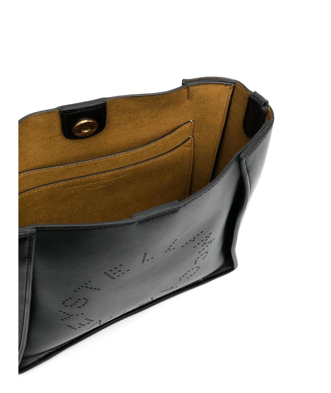 STELLA MCCARTNEY Черная сумка через плечо из искусственной кожи, фото 5