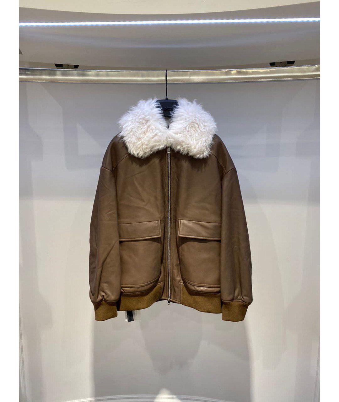 BLANCHA Коричневая дубленка, фото 3