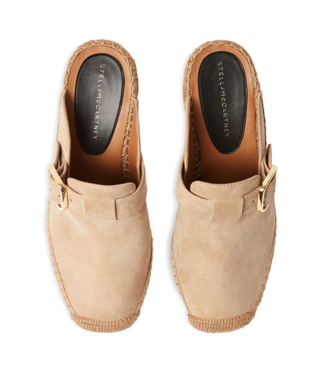 STELLA MCCARTNEY Бежевые сабо из искусственной кожи, фото 4