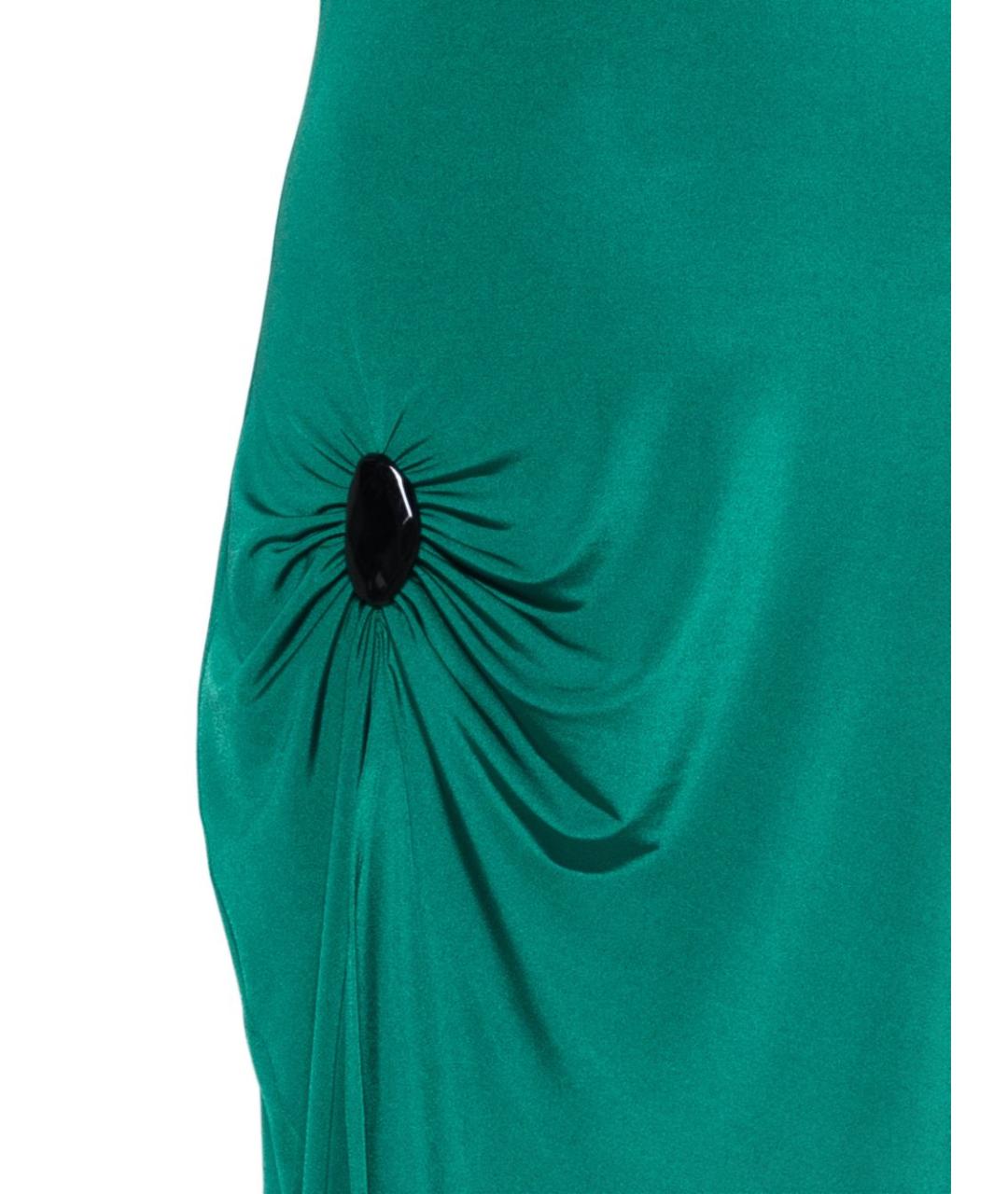 RAQUEL DINIZ Зеленые полиамидовое вечернее платье, фото 3