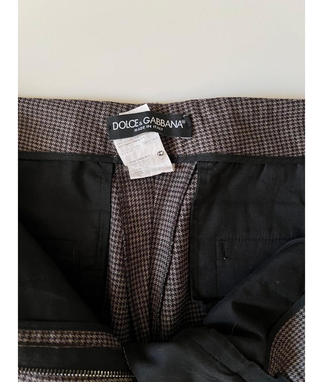 DOLCE&GABBANA Коричневые бриджи, фото 4