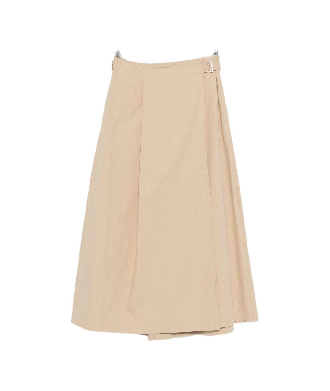 PESERICO Бежевая юбка миди, фото 6
