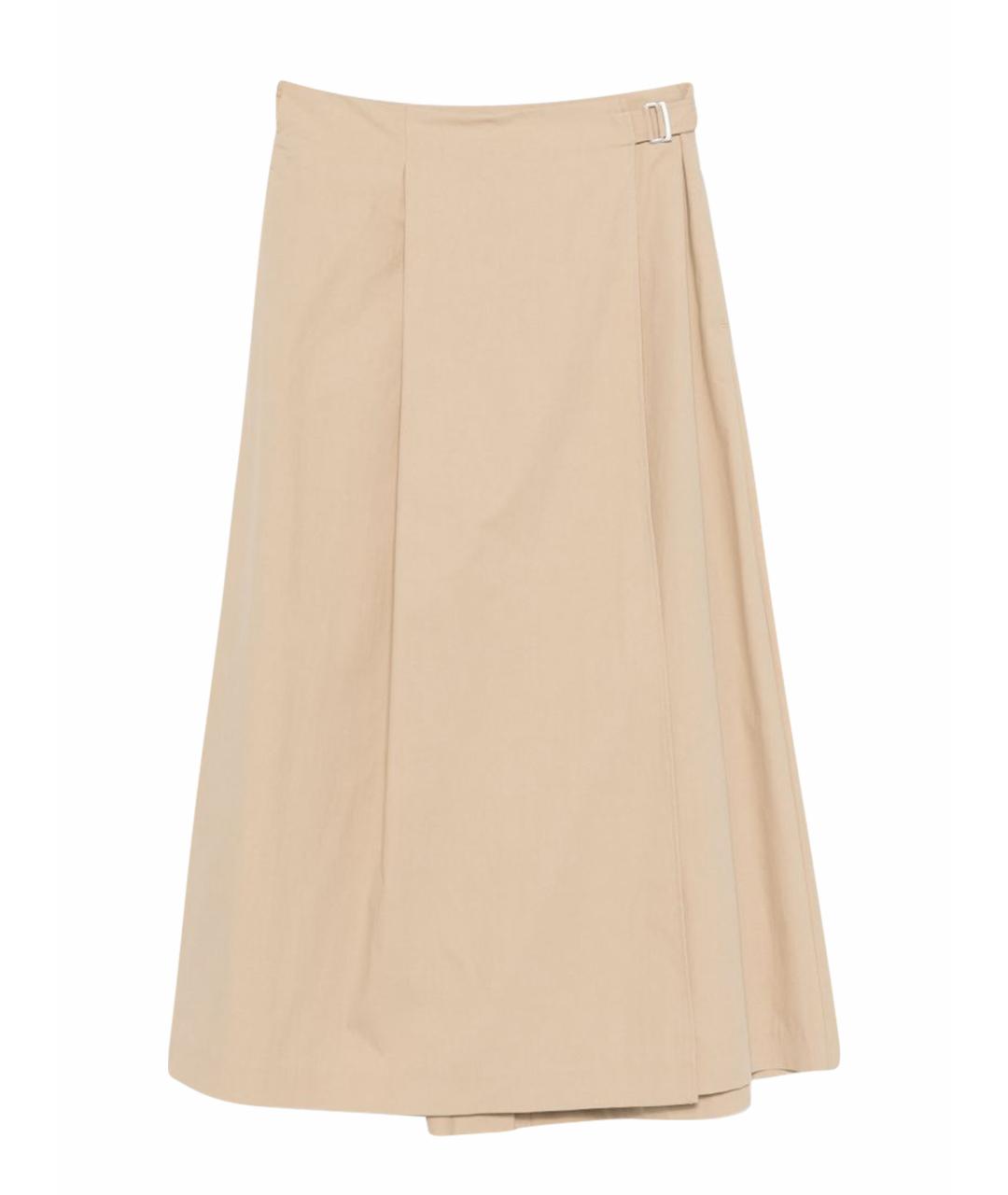 PESERICO Бежевая юбка миди, фото 1