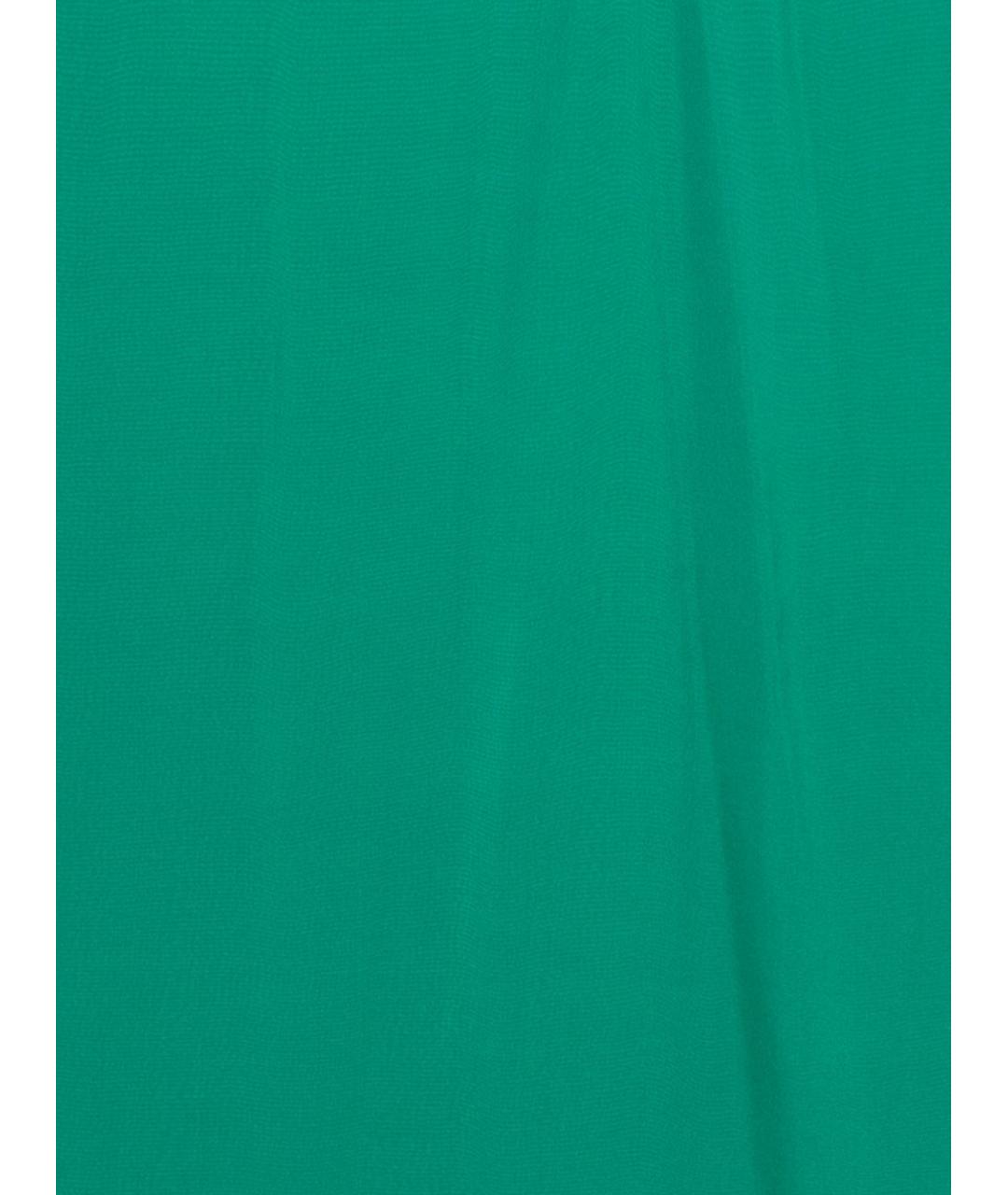 RAQUEL DINIZ Зеленый шелковый шарф, фото 2