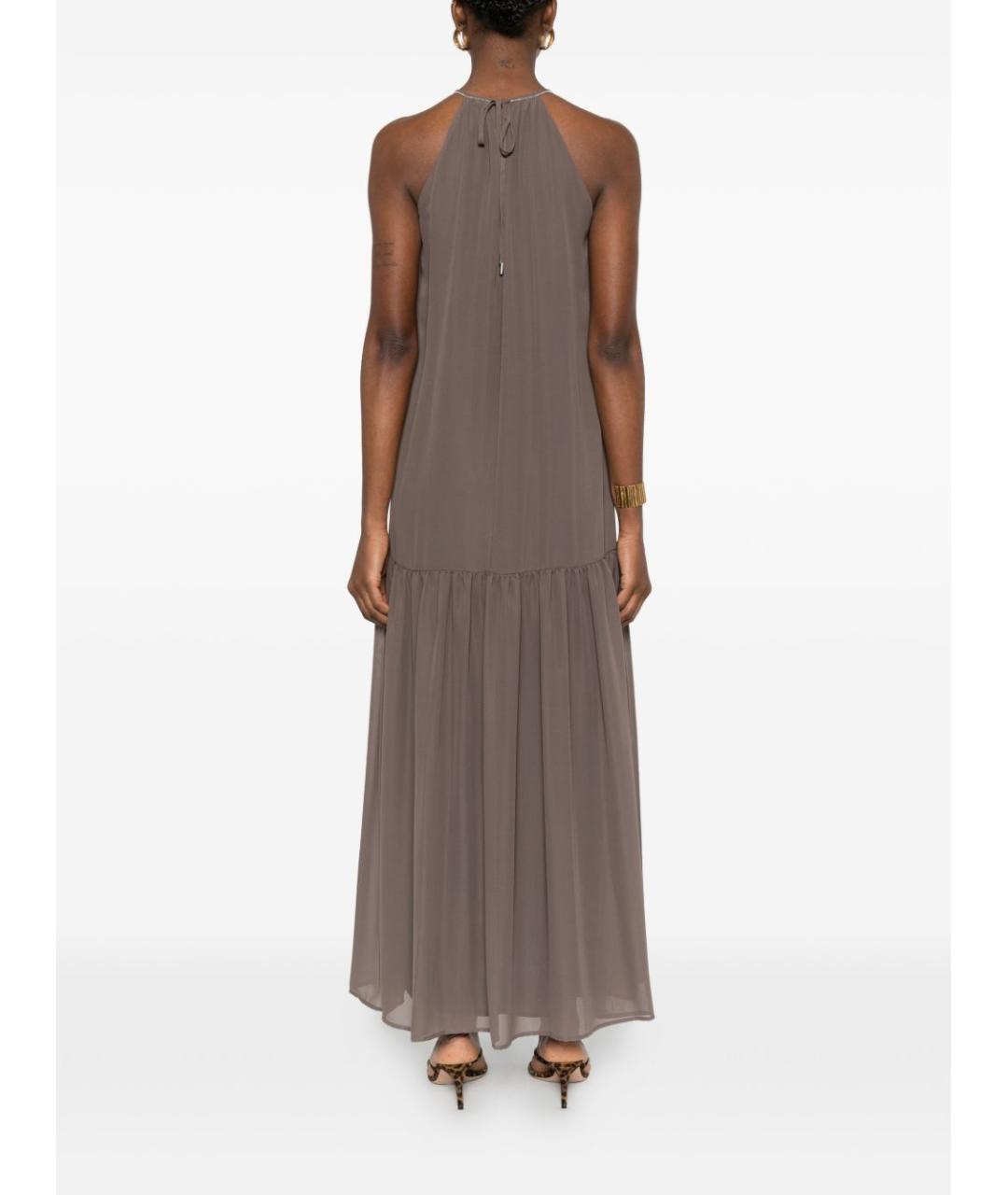 PESERICO Коричневое платье, фото 4