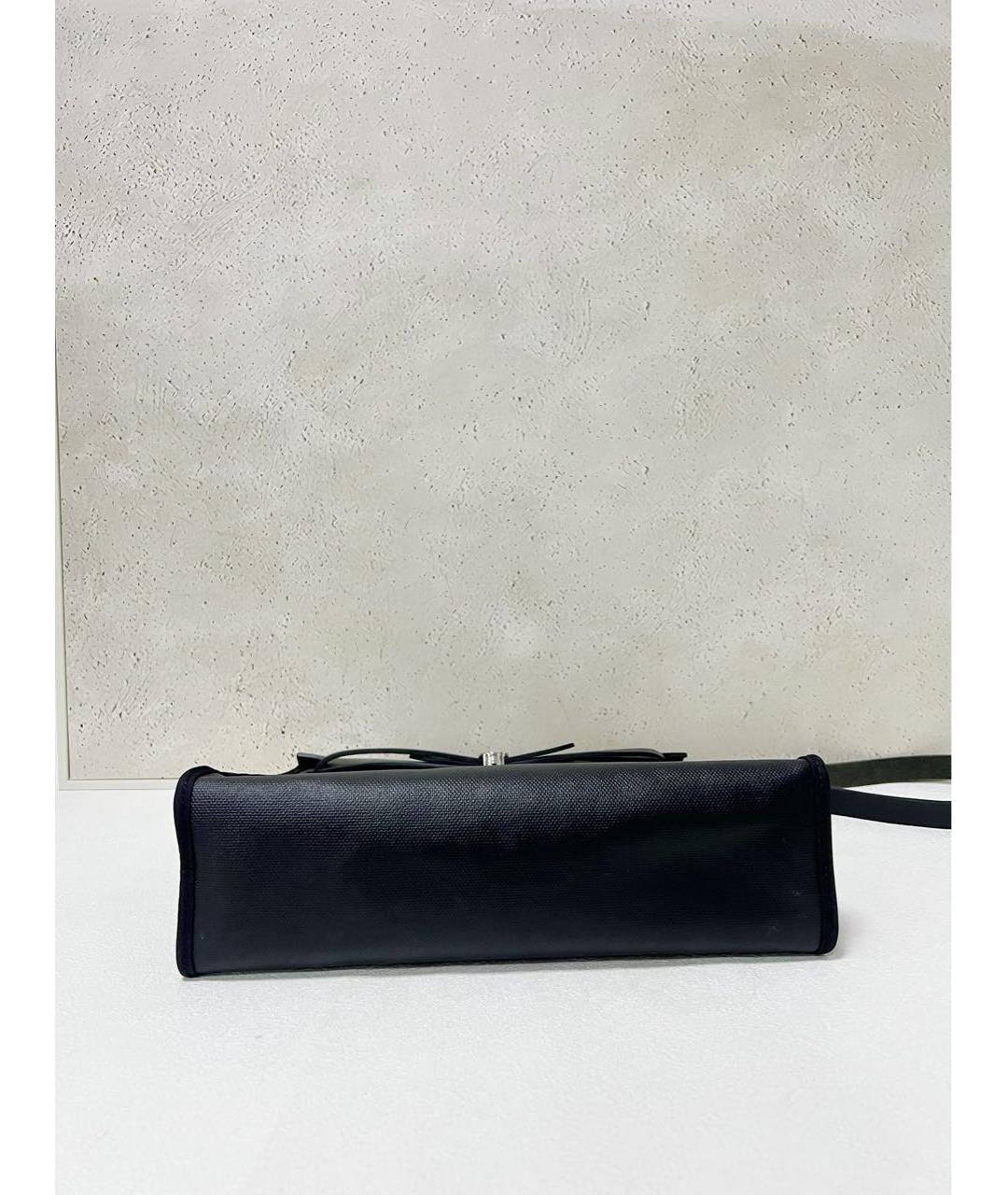 HERMES Черная тканевая сумка через плечо, фото 6