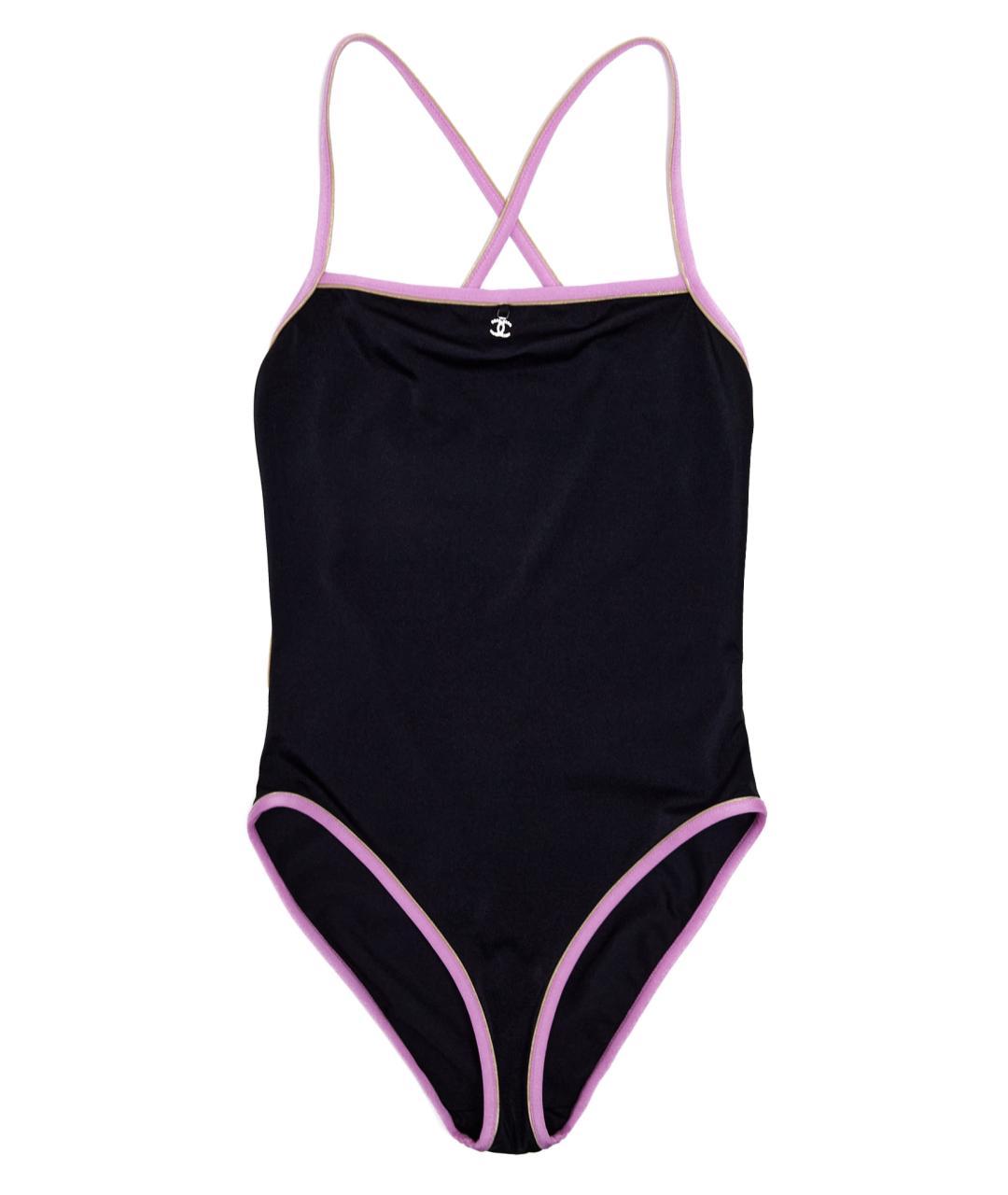 CHANEL Черный полиамидовый купальник, фото 1