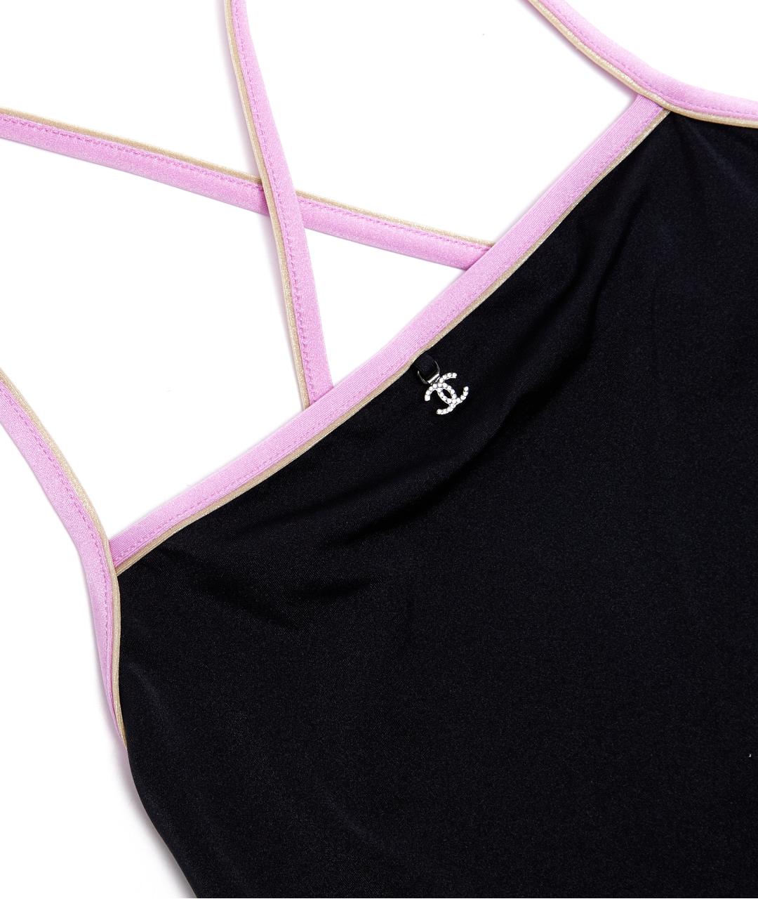 CHANEL Черный полиамидовый купальник, фото 3