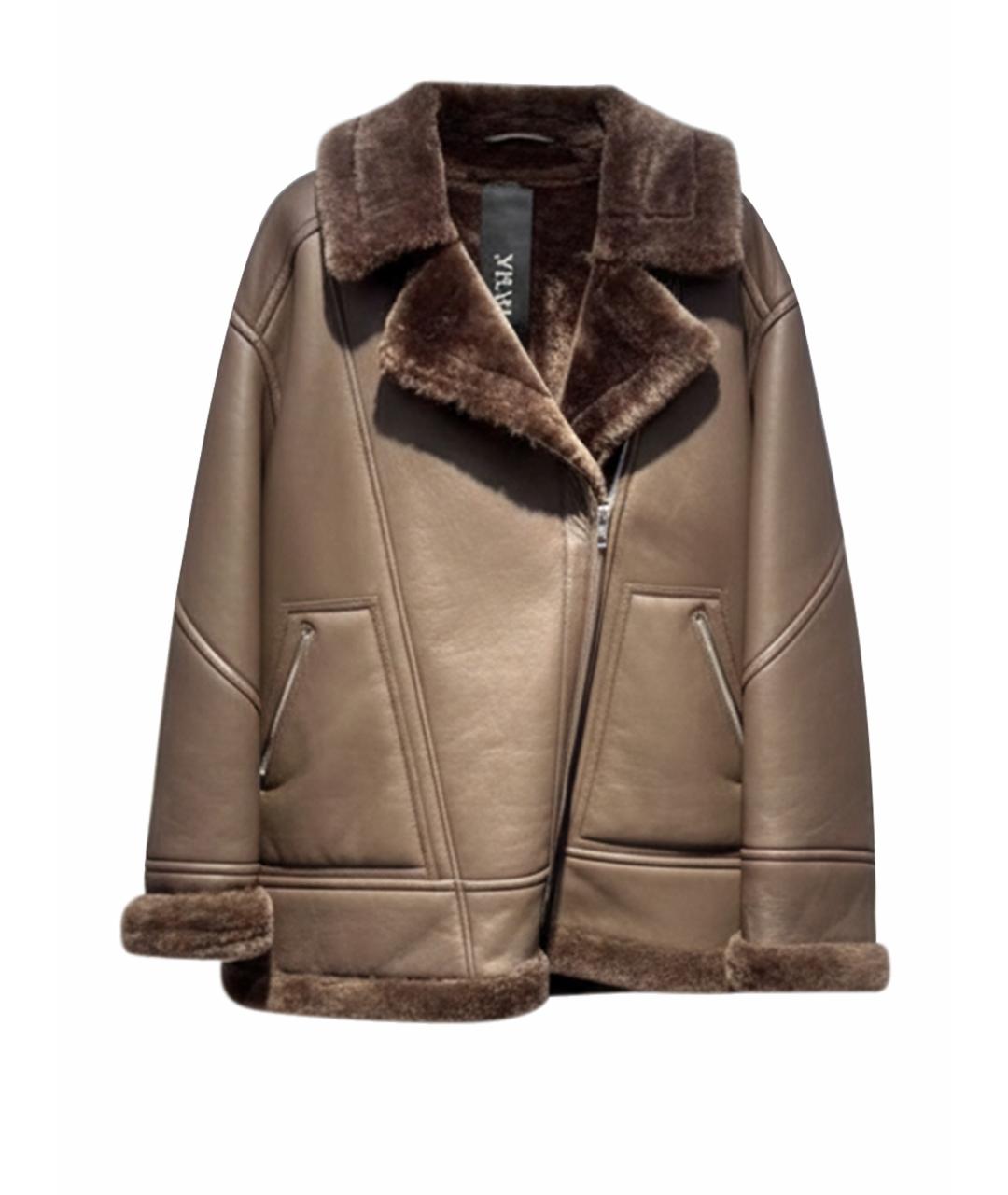 BLANCHA Коричневая дубленка, фото 1