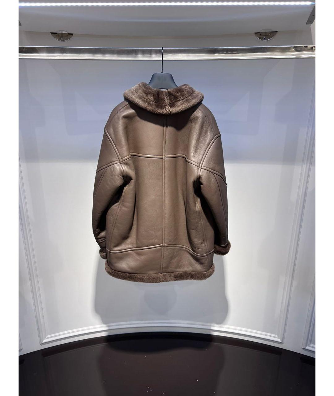 BLANCHA Коричневая дубленка, фото 2