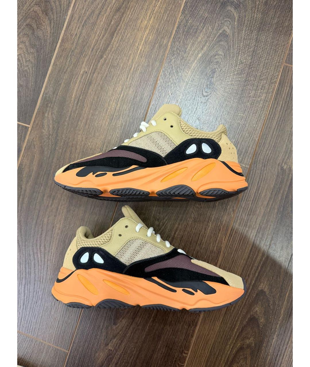 ADIDAS YEEZY Мульти кожаные кроссовки, фото 8