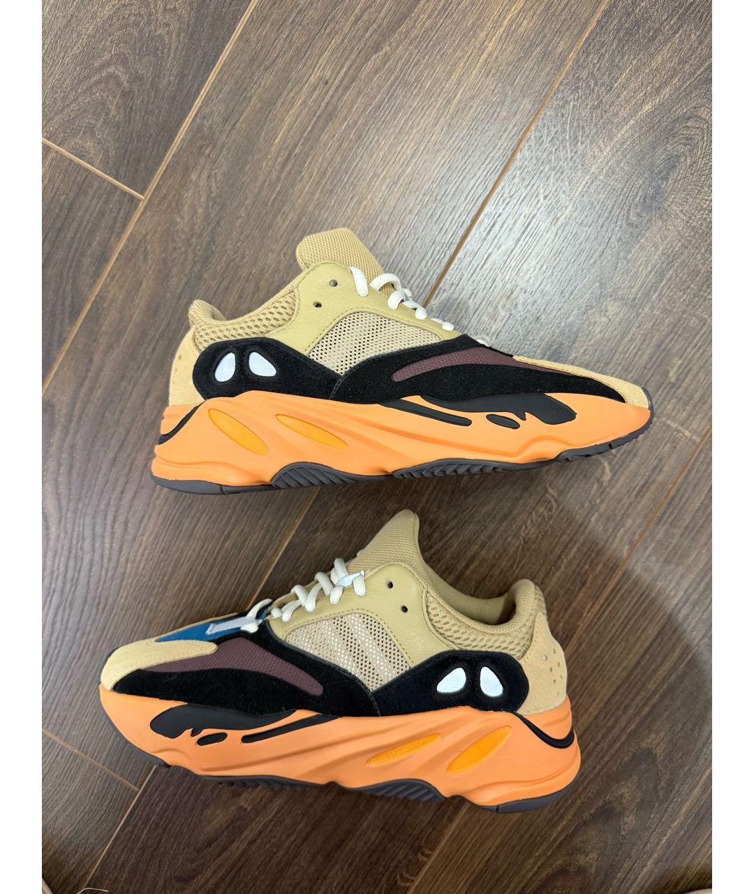 ADIDAS YEEZY Мульти кожаные кроссовки, фото 6