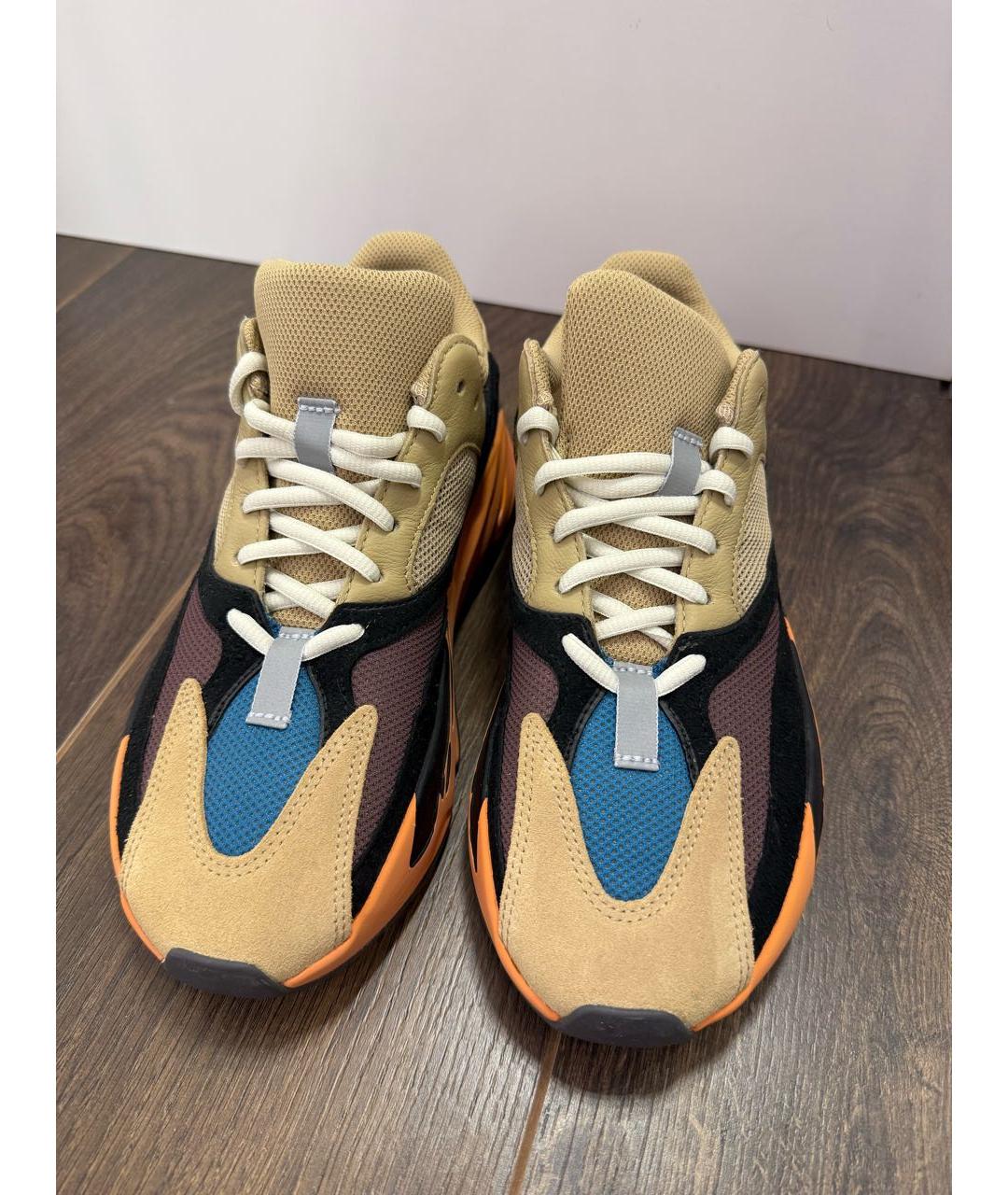 ADIDAS YEEZY Мульти кожаные кроссовки, фото 3