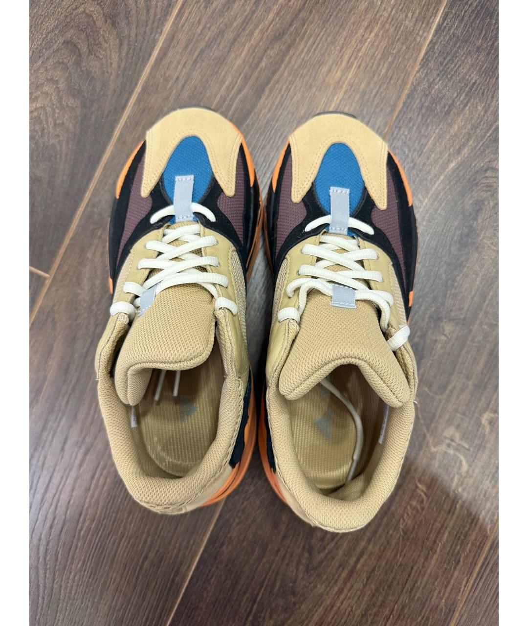 ADIDAS YEEZY Мульти кожаные кроссовки, фото 4