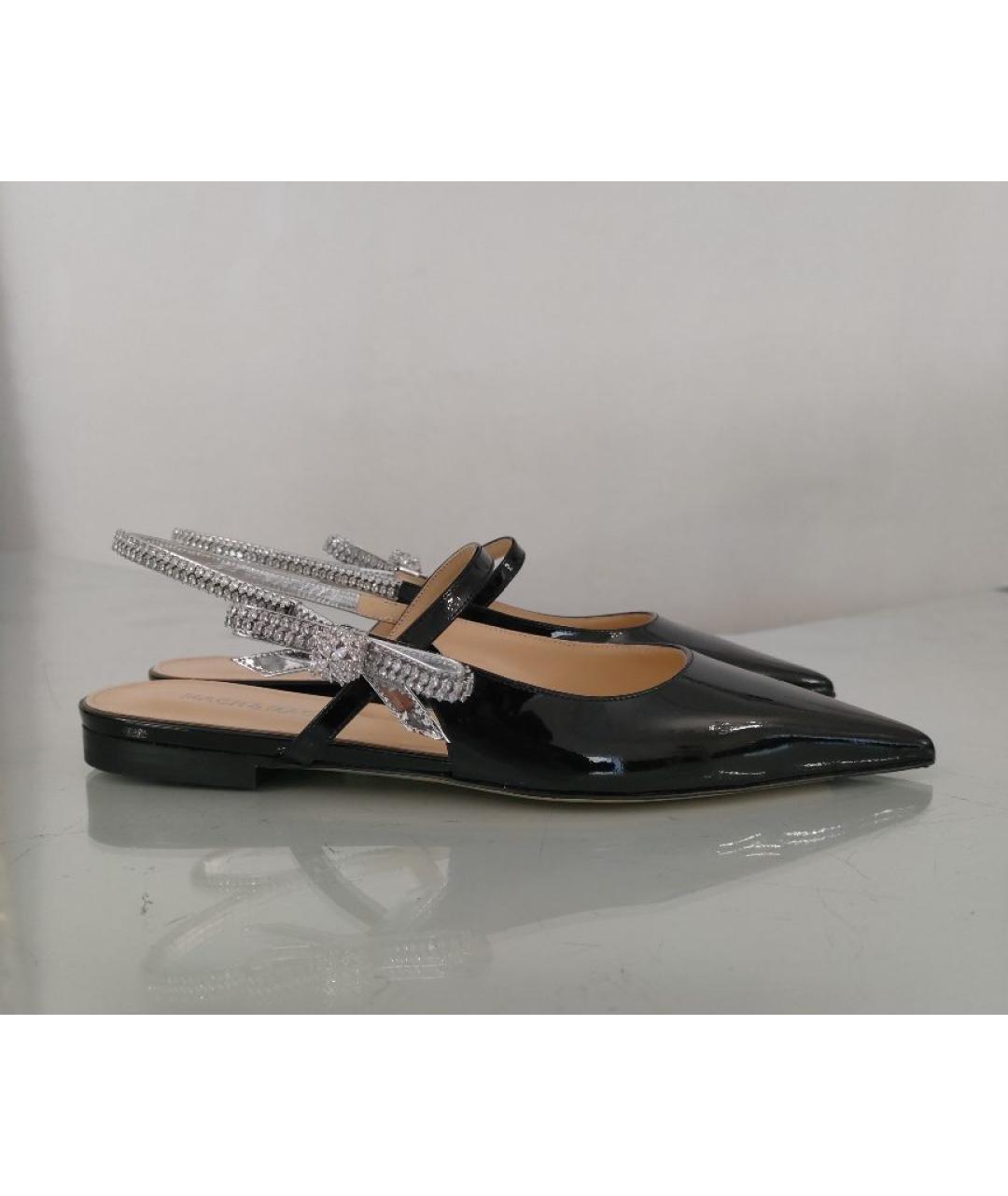 MACH&MACH Черные мюли из лакированной кожи, фото 6