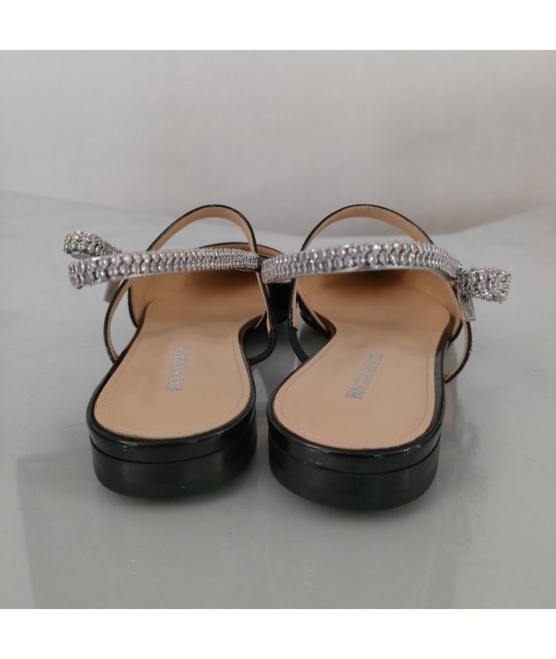 MACH&MACH Черные мюли из лакированной кожи, фото 4