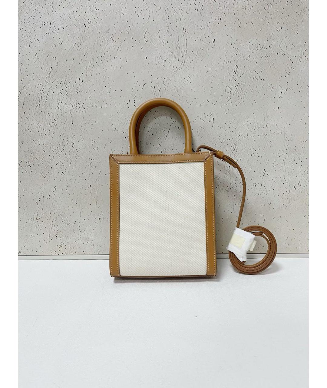 CELINE Бежевая сумка тоут, фото 3