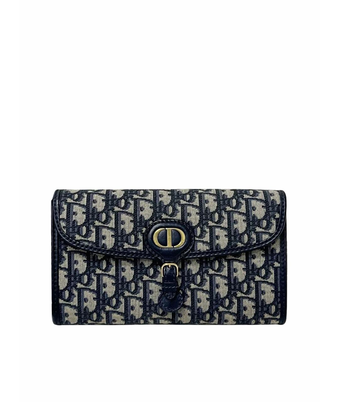 CHRISTIAN DIOR Черная кожаная сумка через плечо, фото 1