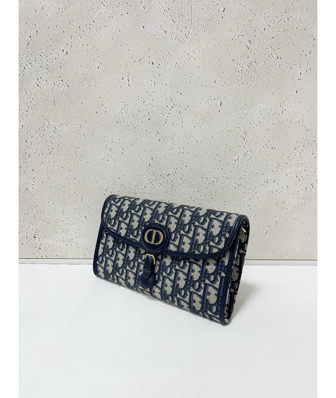 CHRISTIAN DIOR Черная кожаная сумка через плечо, фото 5