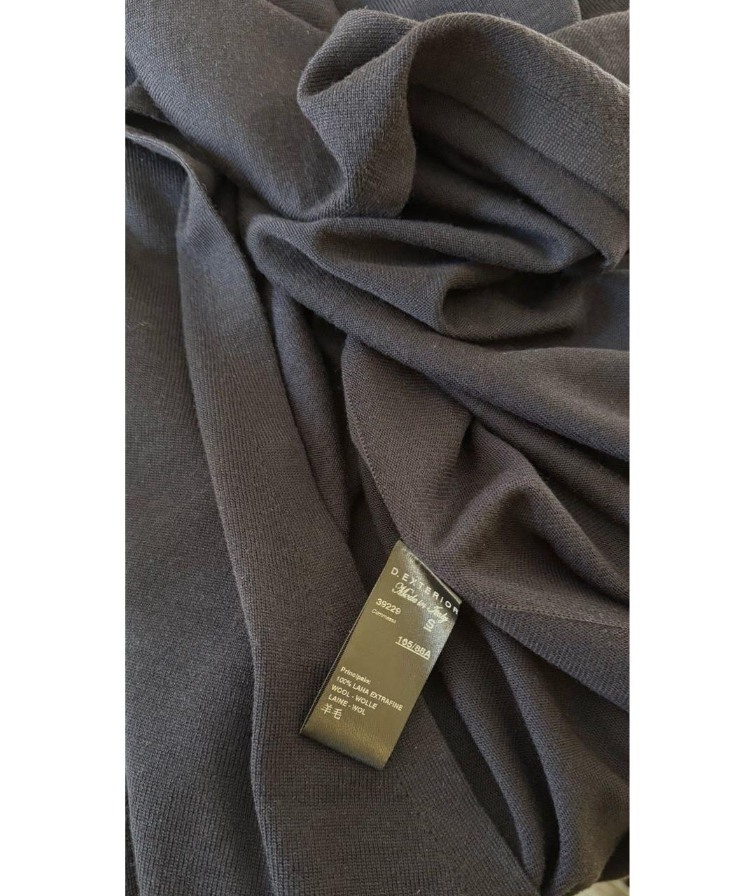 D.EXTERIOR Темно-синее шерстяное повседневное платье, фото 6