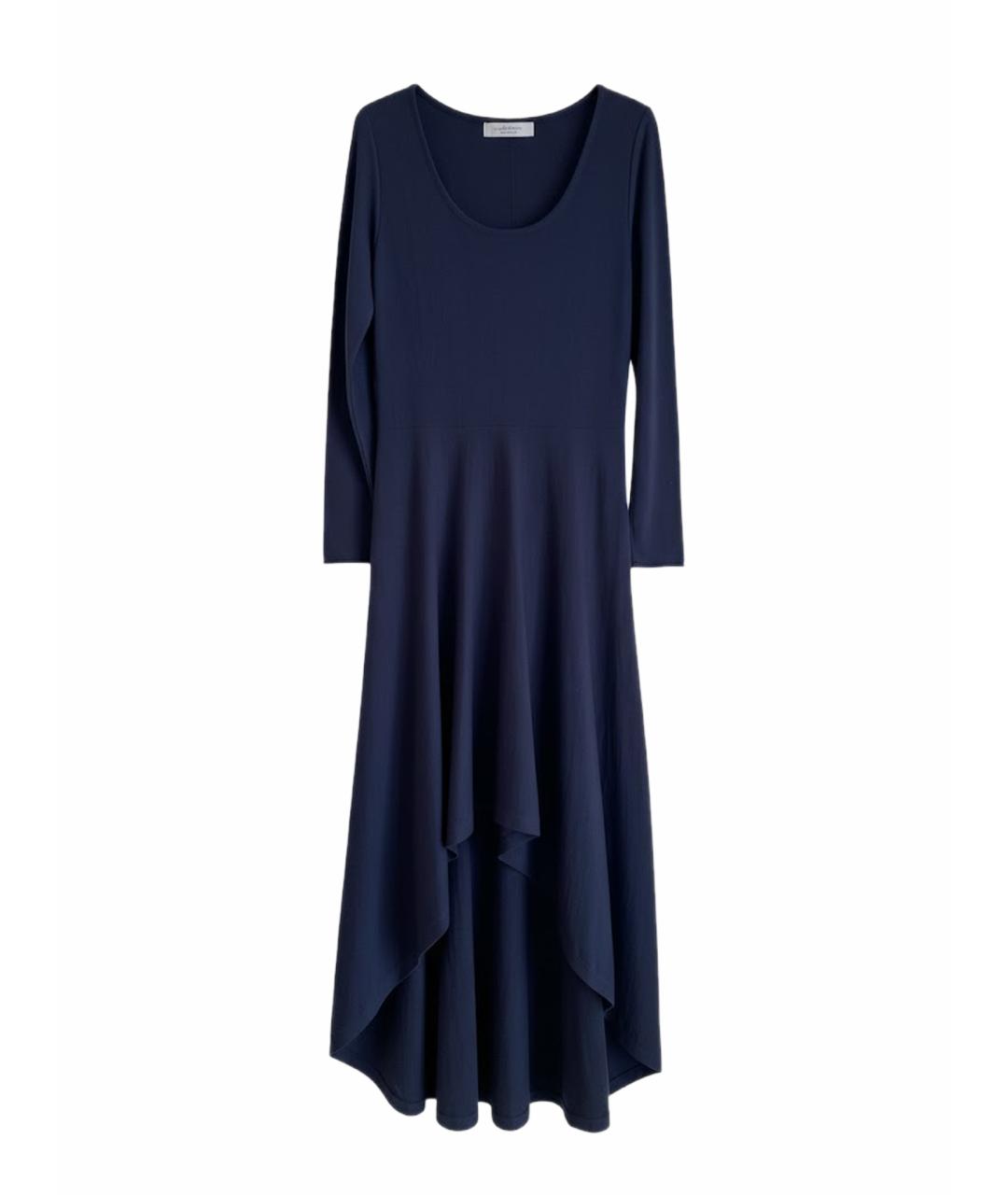 D.EXTERIOR Темно-синее шерстяное повседневное платье, фото 1