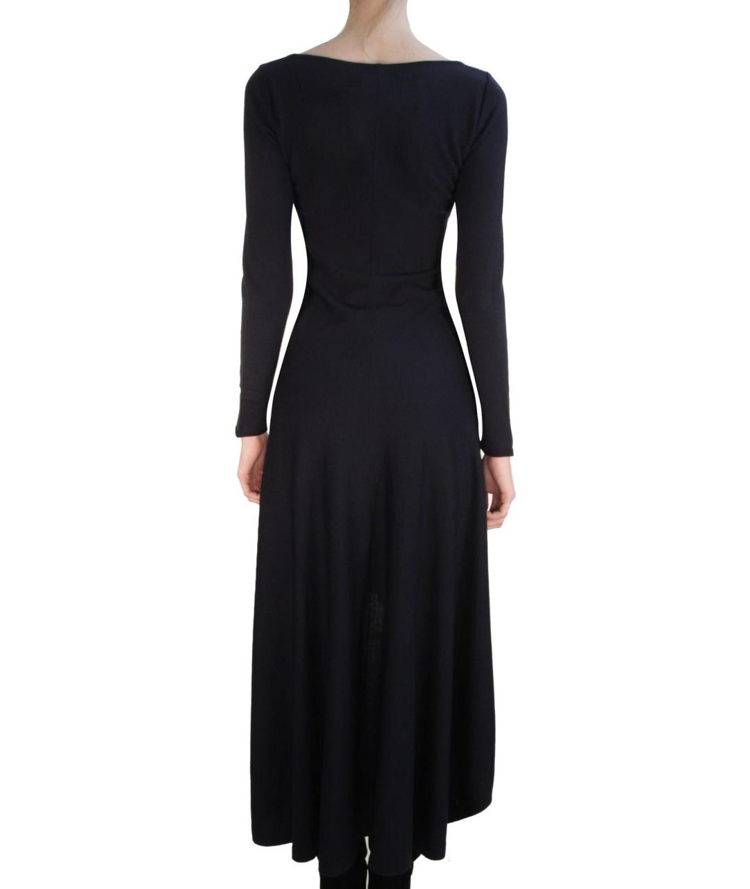 D.EXTERIOR Темно-синее шерстяное повседневное платье, фото 8