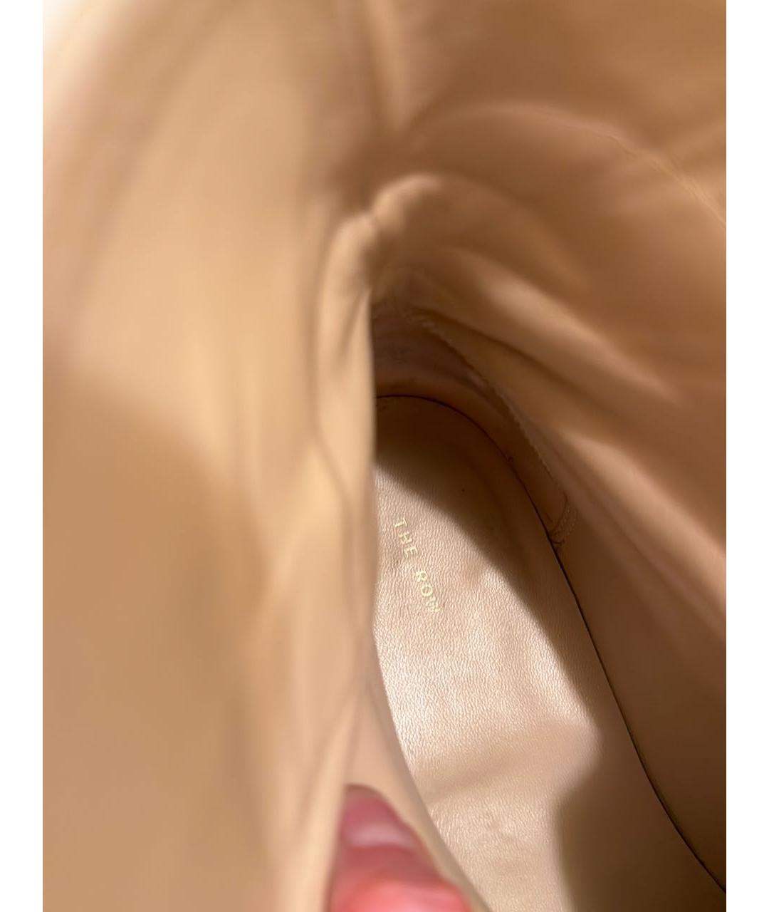 THE ROW Белые кожаные ботинки, фото 6