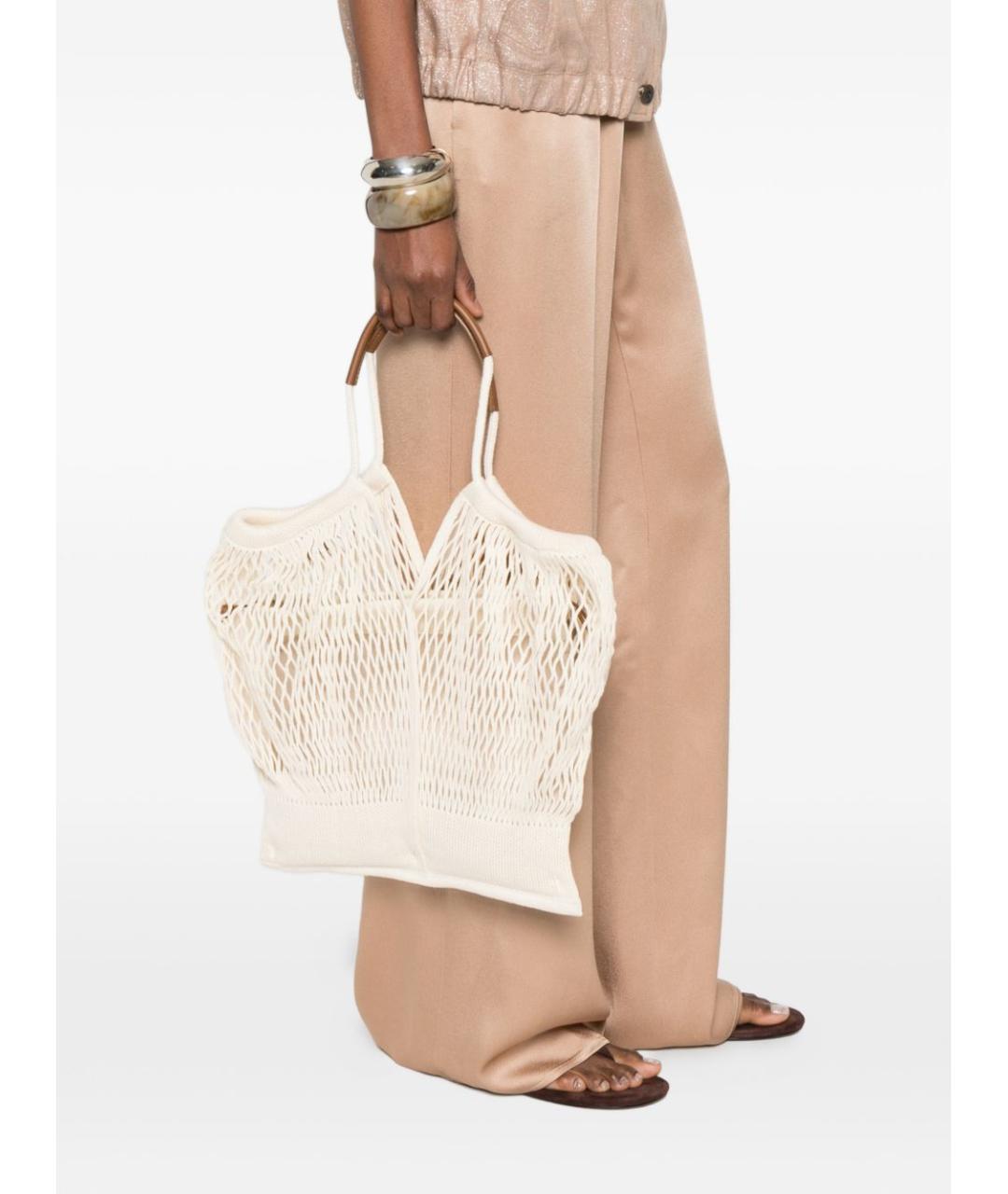 HEREU Бежевая сумка тоут, фото 4