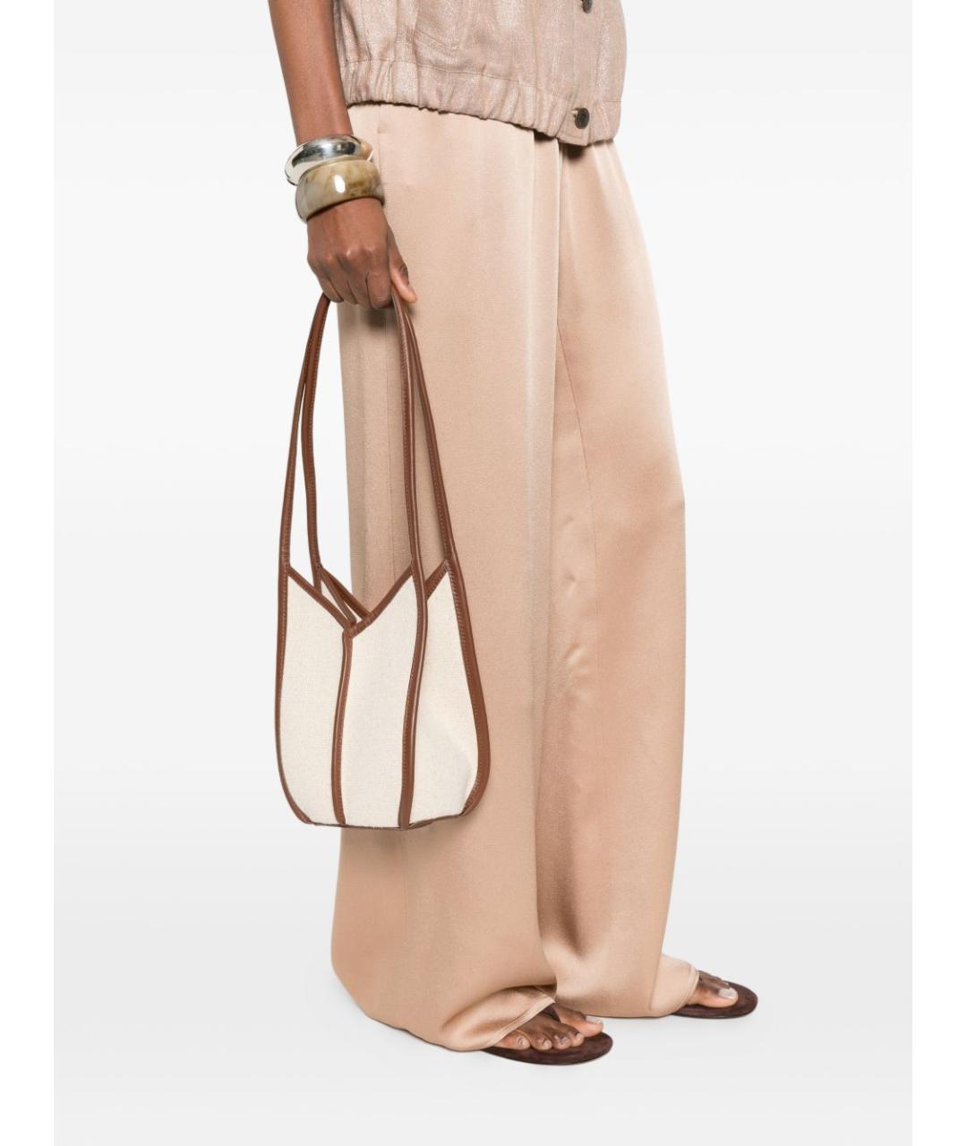 HEREU Бежевая сумка через плечо, фото 4