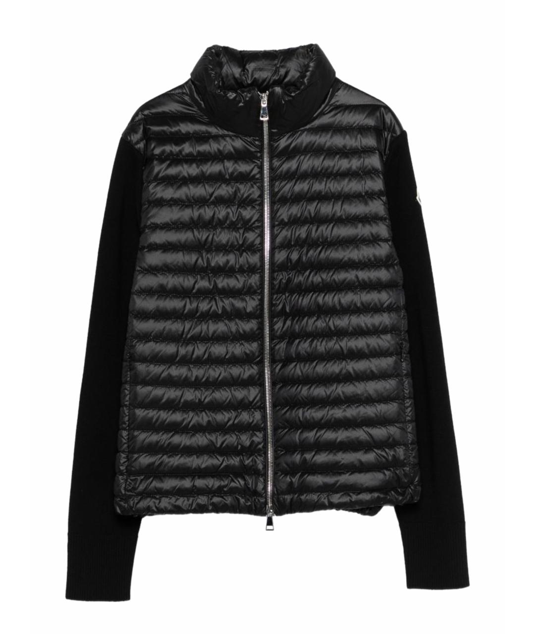 MONCLER Черная шерстяная куртка, фото 1