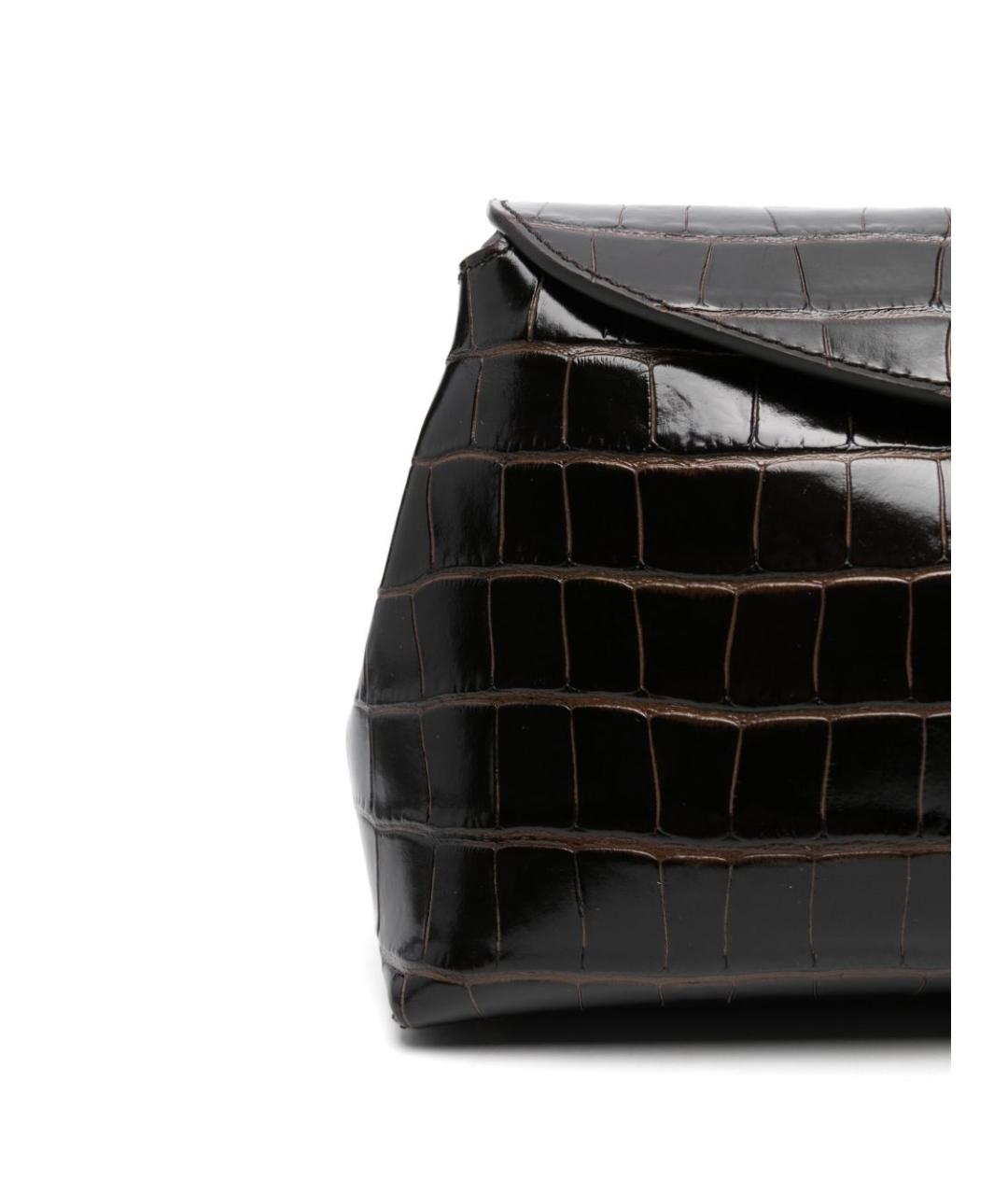 TOTEME Коричневая кожаная сумка через плечо, фото 2