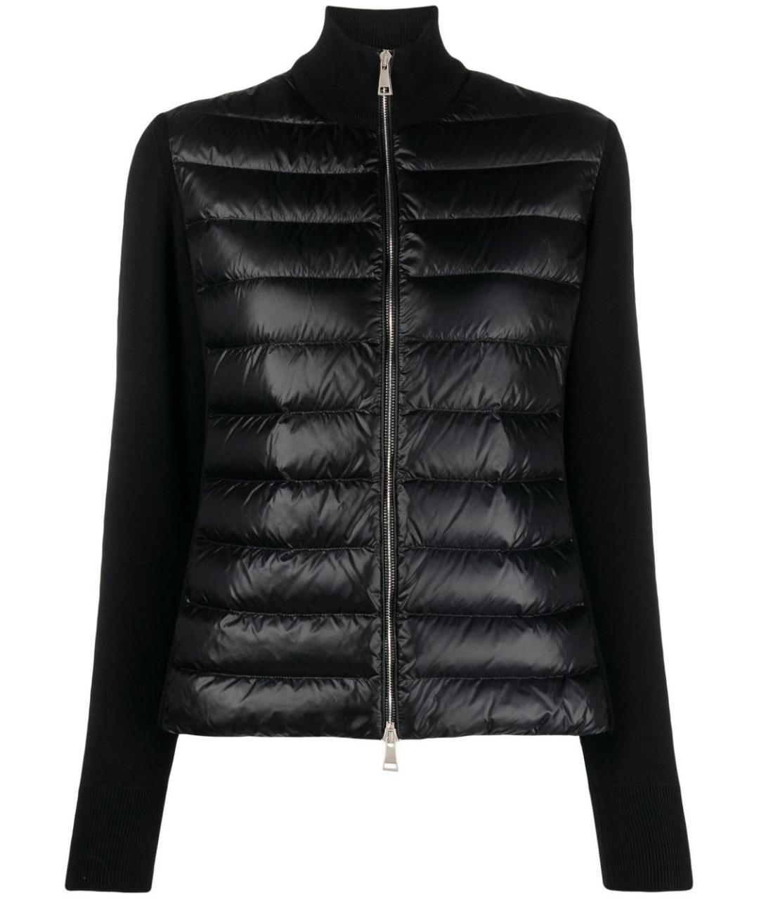 MONCLER Черная шерстяная куртка, фото 1