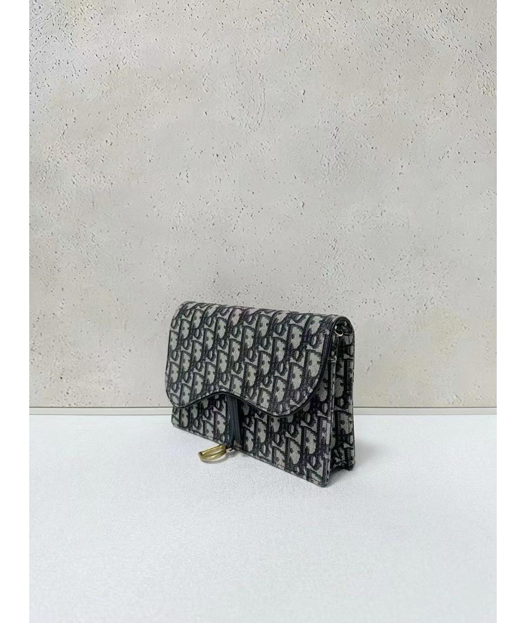 CHRISTIAN DIOR Голубая сумка через плечо, фото 4