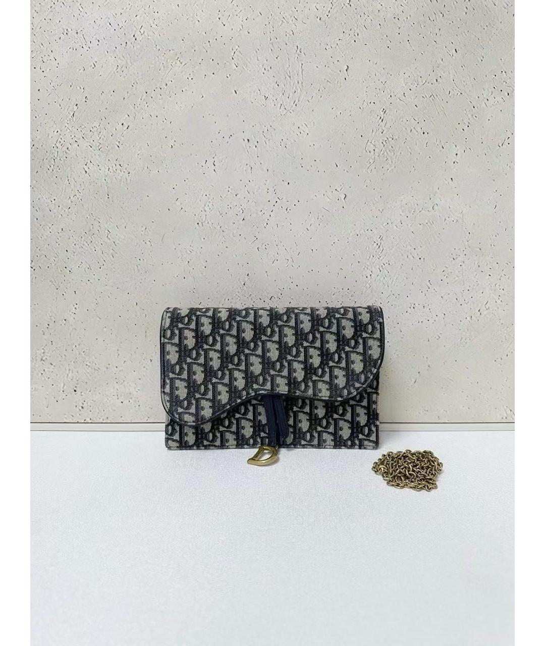 CHRISTIAN DIOR Голубая сумка через плечо, фото 7