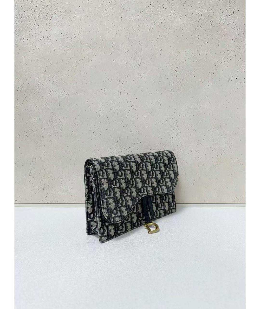 CHRISTIAN DIOR Голубая сумка через плечо, фото 5