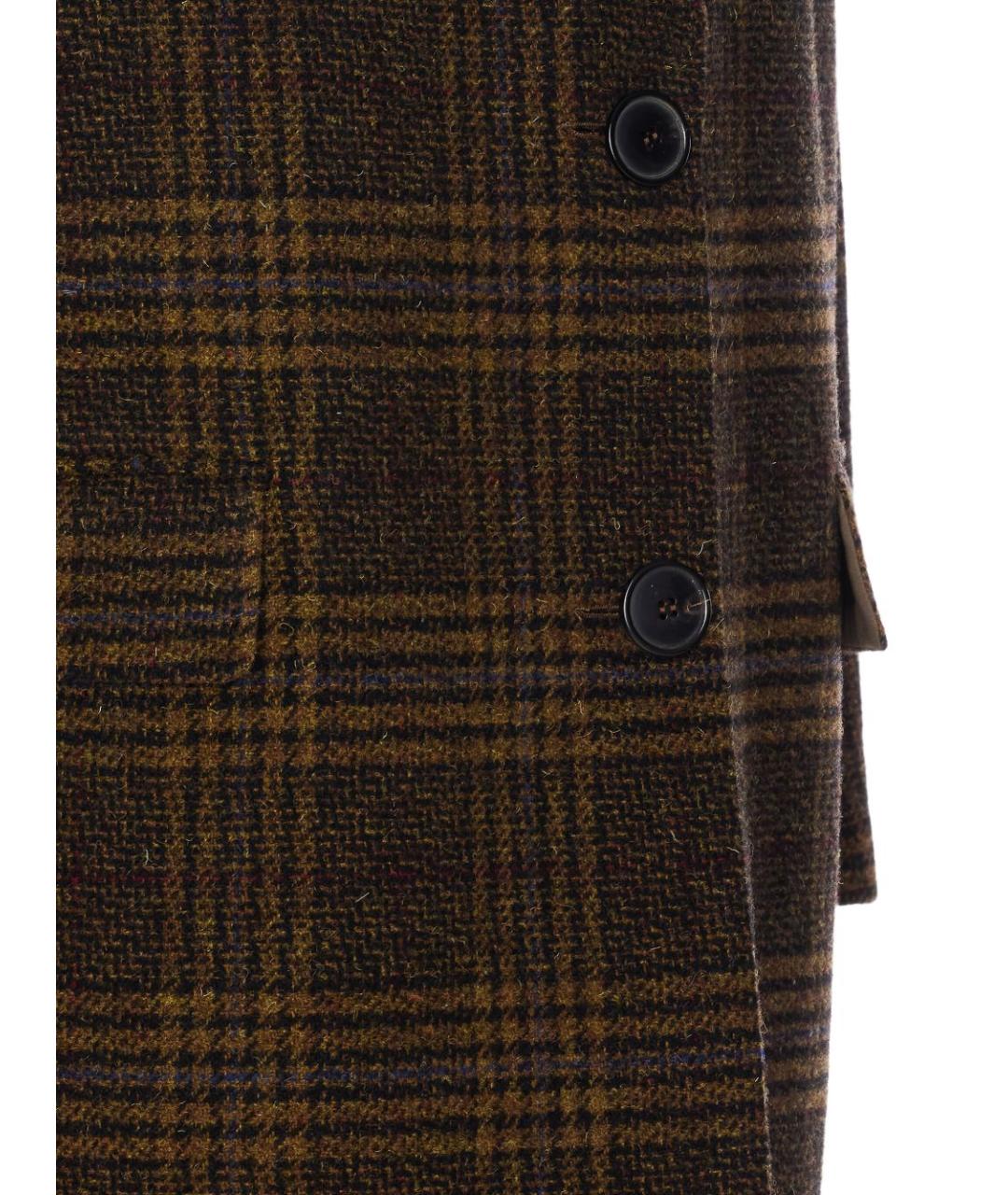 ISABEL MARANT ETOILE Коричневое шерстяное пальто, фото 2