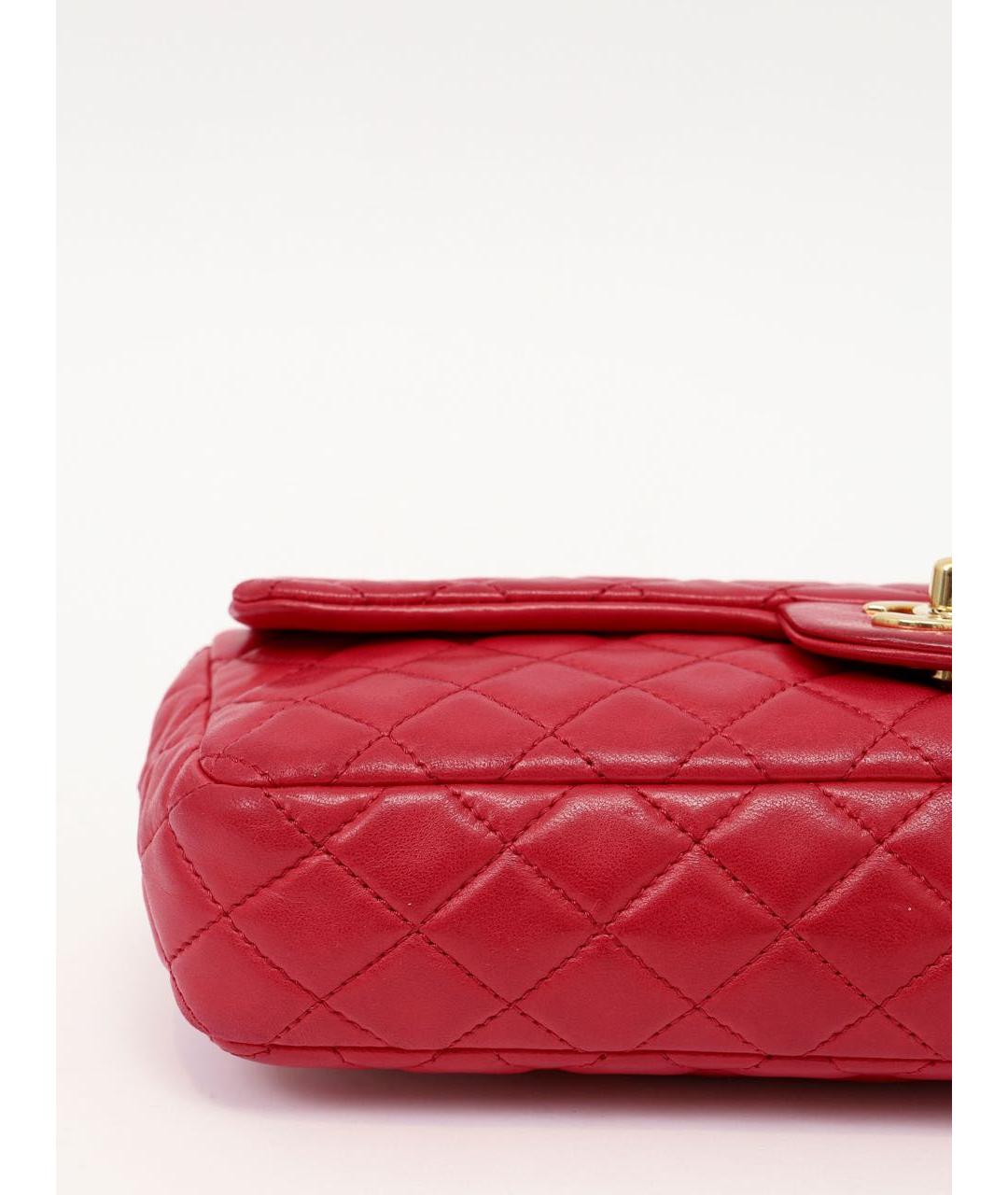 CHANEL Розовая кожаная сумка через плечо, фото 5