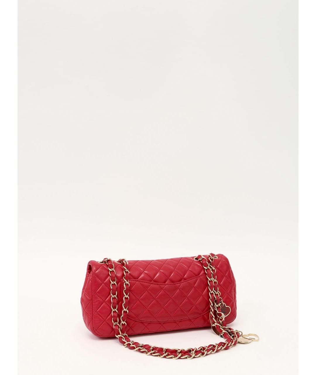 CHANEL Розовая кожаная сумка через плечо, фото 3