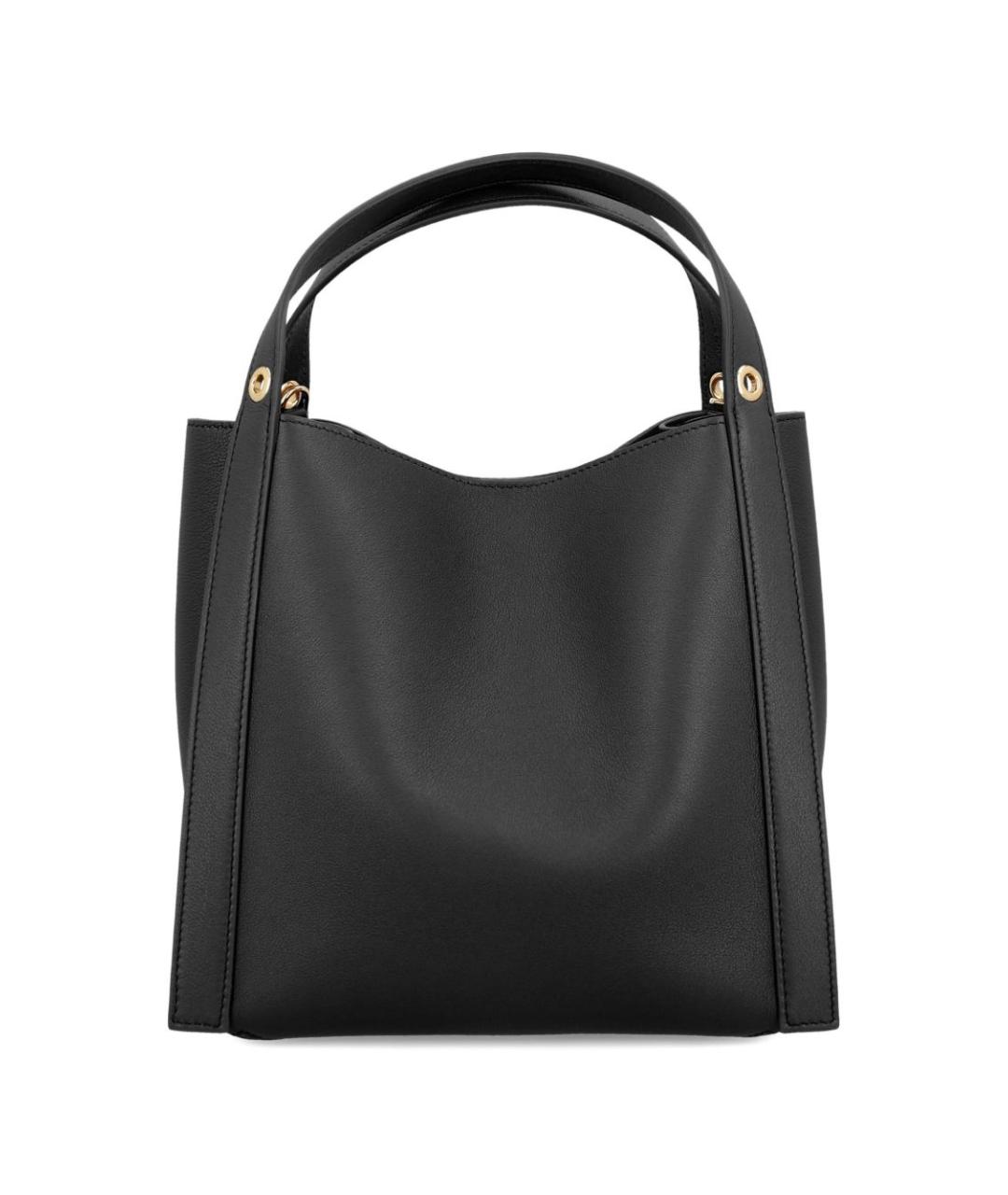 CELINE Черная кожаная сумка тоут, фото 4