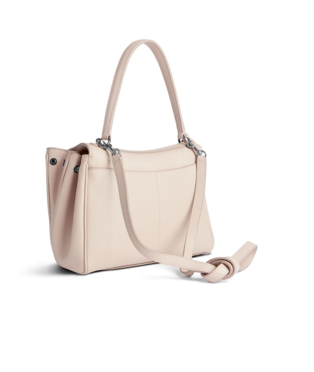 BALENCIAGA Розовая кожаная сумка через плечо, фото 3